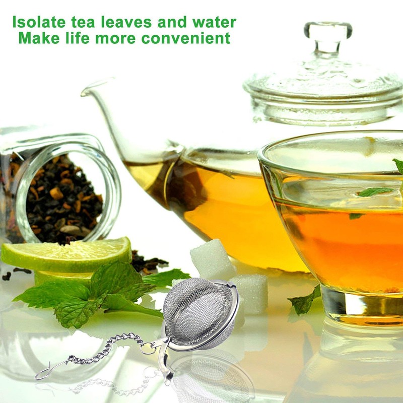 GOLF Tea Infuser,Extra Fine Mesh Tea Cup Filter Silicone Handle