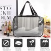 AWAVM Clear Toiletry Bag, Large Clear Travel Toiletries Bag Thickened