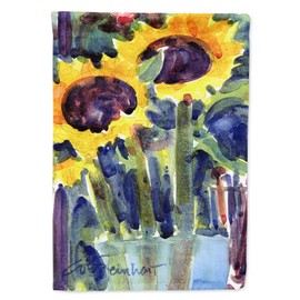 Caroline's Treasures 6049GF Flower - Sunflower Garden Flag Mailbox Flag Decorative Yard Flag Banner Outside Patio Artwork Yard Flower Beds, Garden Size, Multicolor