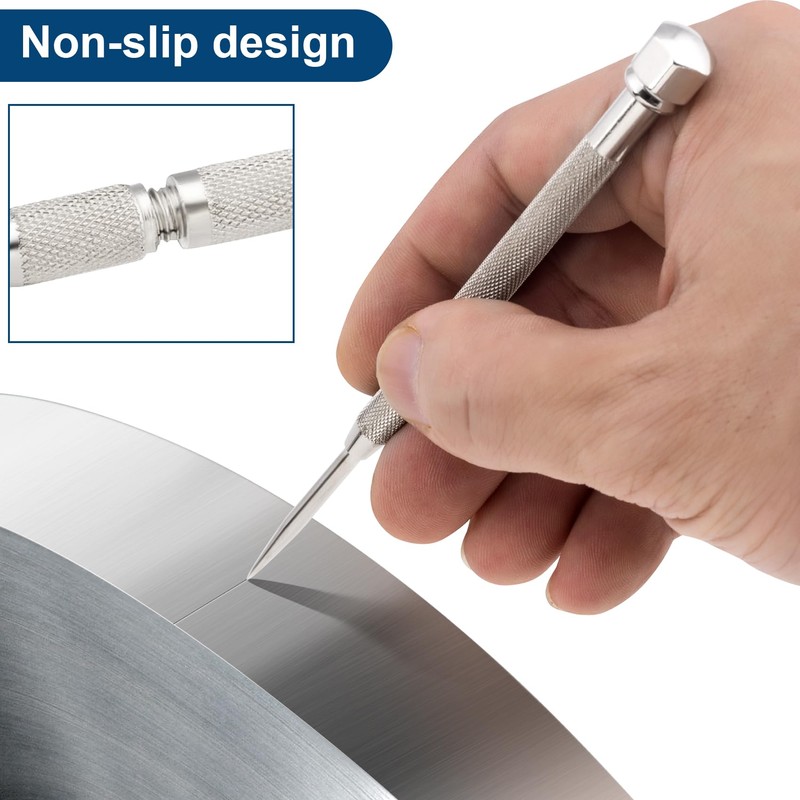 Lekgavd Pocket Scriber Tool, Carbide Steel Metal Engraving Pen with