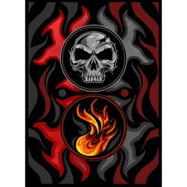 MTG All 26 Color Combination Guilds (Rakdos-Black/Red) - 100ct Matte TCG Card Art Sleeves by Ai Armor