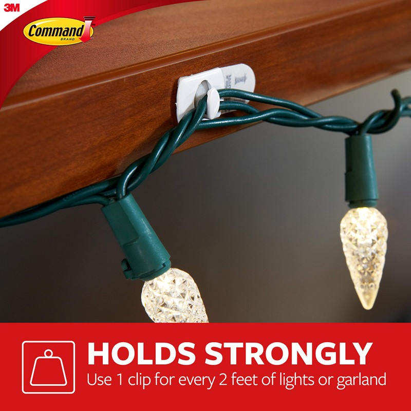 Command 17026 Decoration Clips for Christmas and Fairy Light -