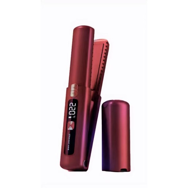 Cordless Hair Straightener and Curler 2 in 1 Mini Lightweight