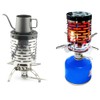 Mini Stove Heating Cover Stainless Steel Portable Warming Outdoor Heater