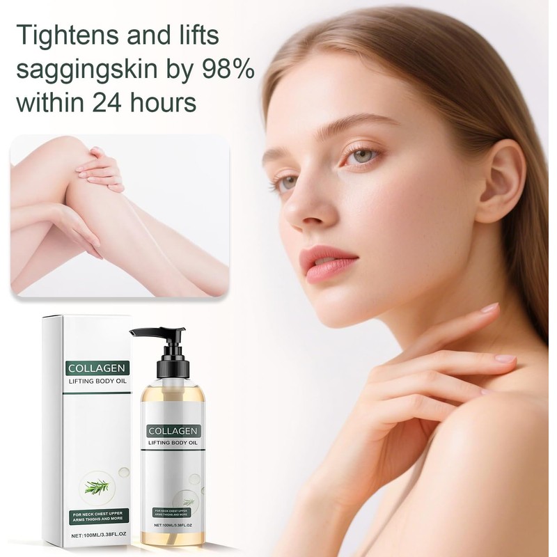 Aceite Corporal Elixir con Colágeno, Aceite Corporal Hidratante Reafirmante