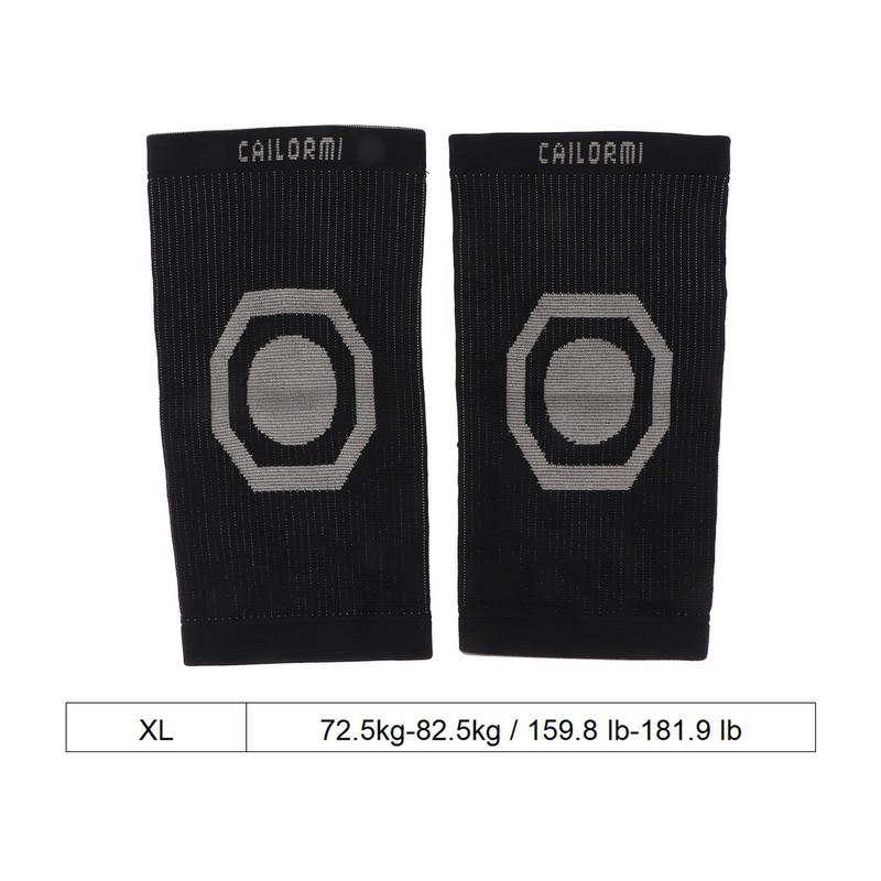 2pcs Graphene Knee Warmers Shock Absorption Resilience Soft Breathable Graphene
