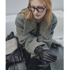 From Wear Leather Gloves Brown
