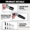 Screw Extractors 6PCS with Box, Damaged Screw Bolt Extractor Set,