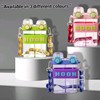 Water Bottle, 800Ml Kids Water Bottle with Straw, Double Side