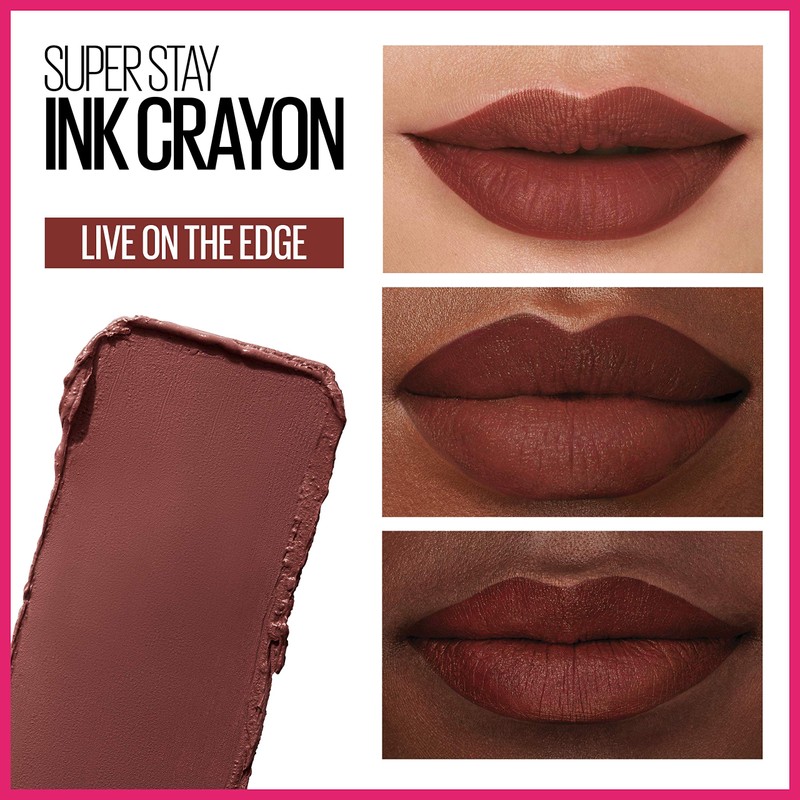 Maybelline Super Stay Ink Crayon Lipstick Makeup, Precision Tip Matte