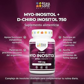 Myo Inositol Chiro 750 120 Cápsulas Veganas Conservadores Gluten Azúcar Soya Formulated Seasons Nutrition
