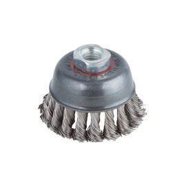 wolfcraft Stainless Steel Wire Cup Brush, Twisted I 2700000