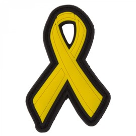 TACOPSGEAR Yellow Ribbon Bow Support Soldiers Soldier 3D Rubber Patch