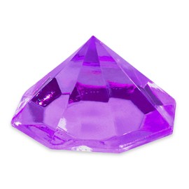 Acrylic Colorful Round Treasure Gemstones for Table Scatter, Vase Fillers, Event, Wedding, Arts & Crafts, Birthday Decorations Favor (36 Pieces) by Super Z Outlet (Purple)