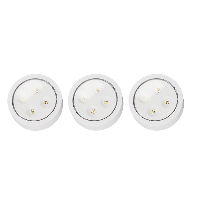 3Pcs Remote Control LED Light ABS Night Lamp Home Decoration