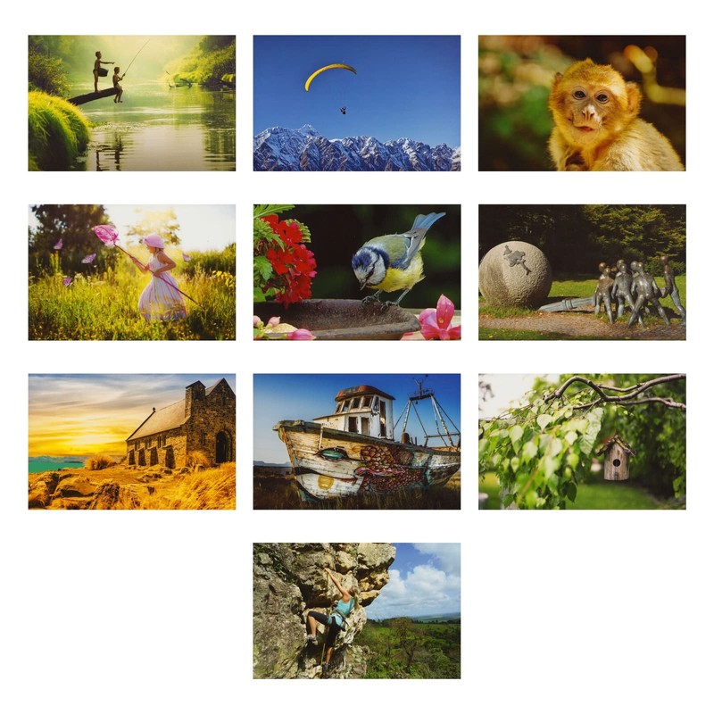 BEST PAPER GREETINGS 4x6 Blank Postcard Set - Photo Postcards