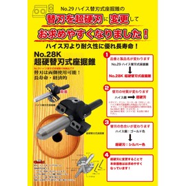 Star-M 28K-1860 Carbide Replacement Blade Type Seat Digging Cone, No Drill, 18 x 60