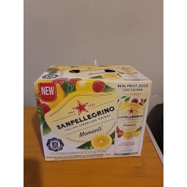 S.Pellegrino 6ct Sanpellegrino Lemon & Raspberry Italian Sparkling Drink 11.15oz