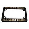 US COAST GUARD PROUD TO SERVE MOTORCYCLE LICENSE PLATE FRAME