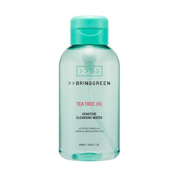 BRINGGREEN Tea Tree Cica Sensitive Cleansing Water 500mL - BRINGGREEN