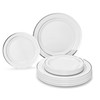 OCCASIONS 120 Plates Pack,(60 Guests) Heavyweight Premium Wedding Party Disposable
