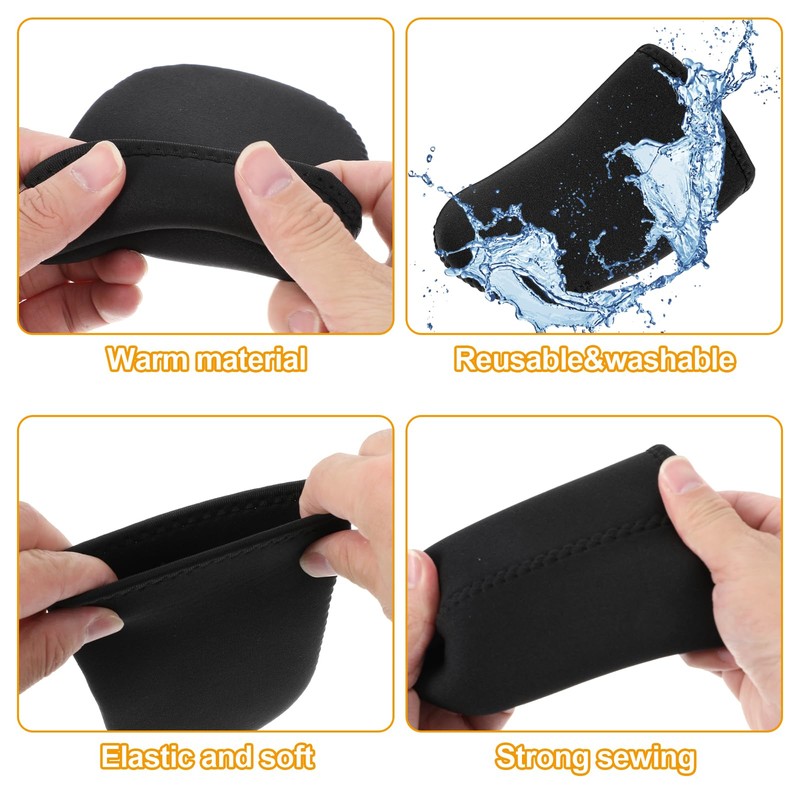 2 Pairs Ice Bath Toe Warmers, Cold Plunge Toe Covers,