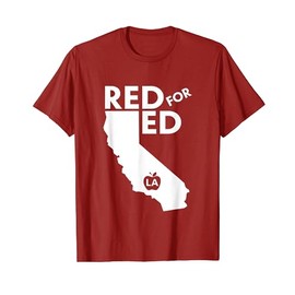 UTLA Red For Ed United Teacher Los Angeles Protest T Shirt