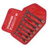 STARWORK TRUE MECHANIC™ 7Pc. 120T SAE&Metric Flexible Ratcheting Wrench Set,
