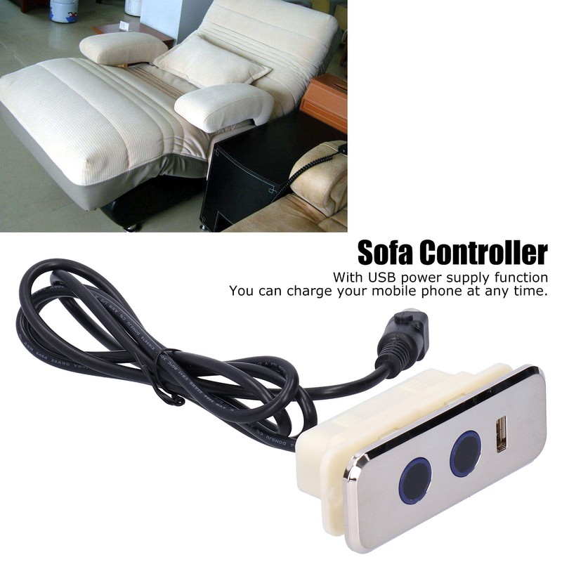 Electric Sofa Hand Controller Control Switch 2 Button 5 Pin