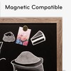U Brands Magnetic Chalkboard, 24" x 36", Rustic Wood Frame,