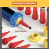 27 Pcs Caulking Finisher Kit, Reusable Caulking Nozzle Coating 15