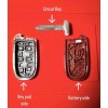 Dodge RED SXT KEY FOB SHELL Dodge Charger Challenger Jeep