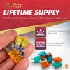 SOL 120pk Assorted Car Micro Fuses, Zinc Alloy Blades with