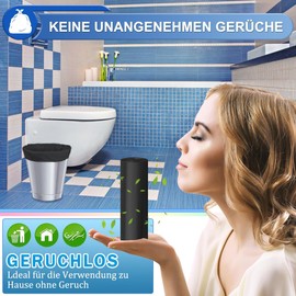 XUXRUS 10 L Bin Liners, Pack of 200, Small Bin Bags, Black, Suitable for Bathrooms, Offices