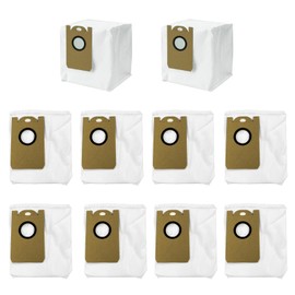 10 Pack Dust Bags fit for Laresar L6 Pro/ L6 Nex,Honiture Q6 Pro, AIRROBO T10+,Neabot NOMO N2,iHome AutoVac Nova S1 Pro Robot Vacuum iHRVS1PRO-3BLK Replacement Accessories Parts