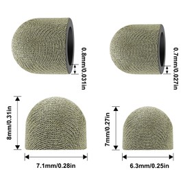 Bopomofo Replacement Fiber Mesh Tips for Stylus Pens - 10 Pieces Stylus Tips, Stylus Pen Tips, Fine Tip Stylus Replacement Tips, Touch Screen Tips