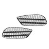 1 Pair Front Bumper Fog Light Grille Black Replacement For
