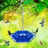 Hummingbird Feeder for Outdoors Hanging Bird Water Feeder, Blue