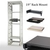E-link 2U 19inch Adjustable Rack Mount Din Rail Chassis 35mm
