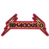 Tenacious D Patch (4.5") Red Embroidered Iron on Rock Band