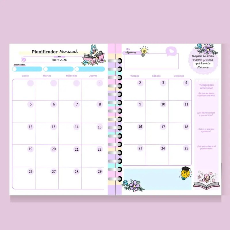 Agenda 2026 Mod Dentista Kawai Personalizada Y Stickers