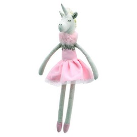 Wilberry - Dancers - Pink Unicorn Soft Toy - WB004110