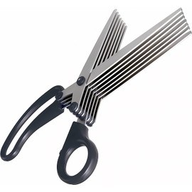 Sun-Star Stationery 7-Blade Shredder Scissors 200mm S3711455 Black