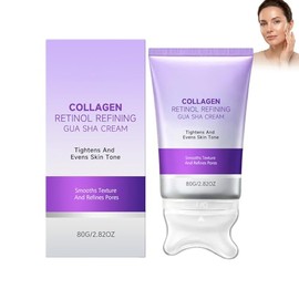 Crema Facial Con Gua Sha, Crema Hidratante Con ColáGeno Y Retinol Para Reafirmar La Piel Del Cuello (1PC)