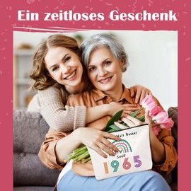 Birthday Woman, Gifts for 60 50 40 30 18 16 13 Birthday Woman Makeup Bag, 1965 03, 1965-03