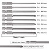 Saipor 8-Piece 75 mm Long Phillips Screwdriver Bits Set S2