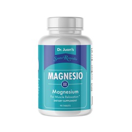 Santo Remedio Magnesium, Supports Muscle Relaxation, Dietary Supplement, Magnesium Citrate 300 mg, No Artificial Flavors, No Artificial Colors, 90 Tablets (90 Servings)