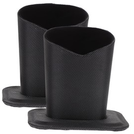 TOVINANNA 2Pcs Simple Eyeglass Holder Stand Solid Color Desktop Base for Easy Access Lightweight Support Durable Design Black