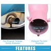 A ABSOPRO Car Exhaust Tracheal Heart Tailpipe 2.48" OD 2.64"
