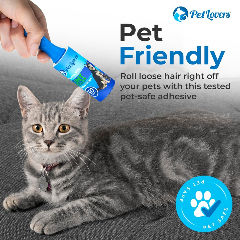PetLovers Extra Sticky Lint Roller Mega Value Set for Pet